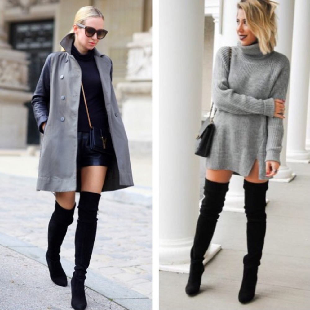 ♠️4xHP♠️ Chic Over The Knee Riding Boots - Picture 3 of 8